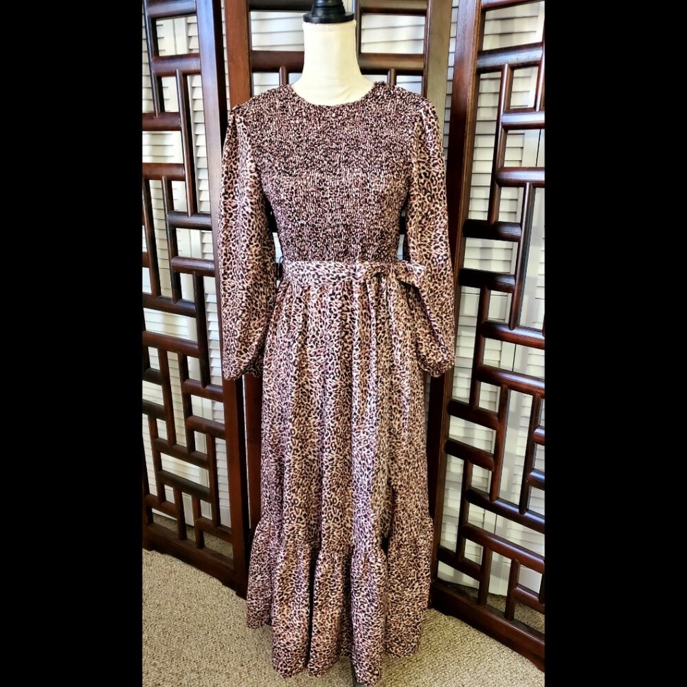 NWOT Leopard Print Women's Dress (Size 12 (0XL)
